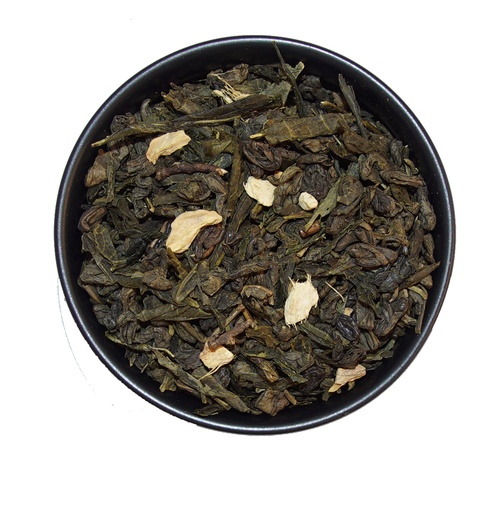 [E5343] Lemon/ginger ORGANIC green tea bulk 1kg