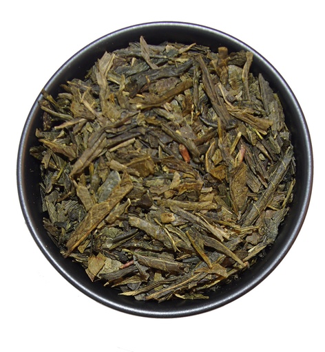 [E5344] Earl grey ORGANIC green tea bulk 1kg
