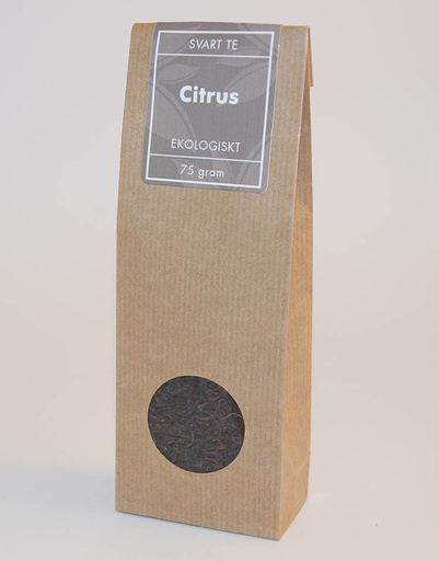 [E616] Citrus EKO svart te fp 75g