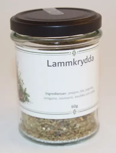[G121] Lammkrydda 60g i glasburk