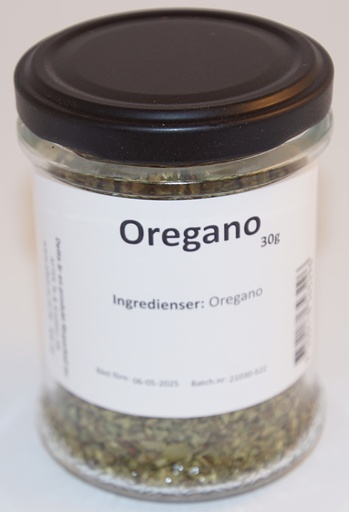 [G160] Oregano 30g in glass jar
