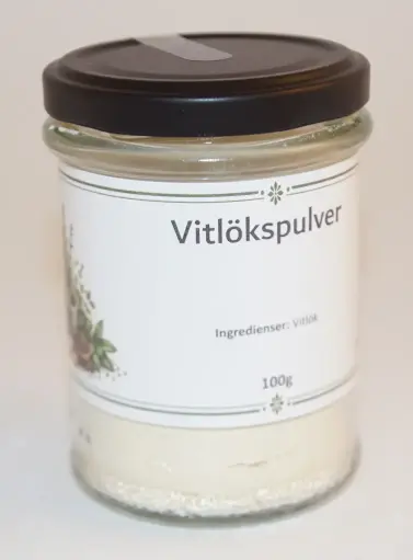 [G254] Garlic powder 100g in glass jar