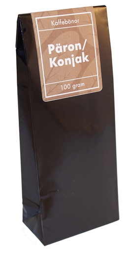 [H369] Päron/konjak kaffe hela bönor fp 100g