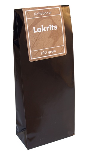 [H370] Liquorice coffee whole beans pack 100g
