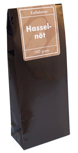 [H378] Hazelnut coffee whole beans pack 100g