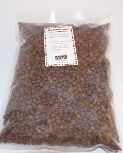 [H5369] Pear/cognac coffee whole beans 1kg