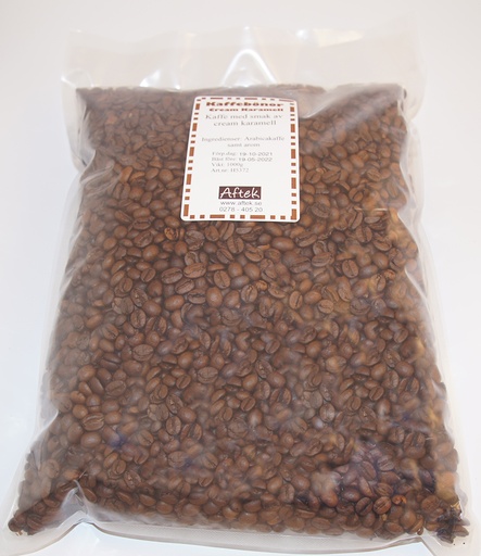 [H5372] Cream Caramel coffee whole beans 1kg