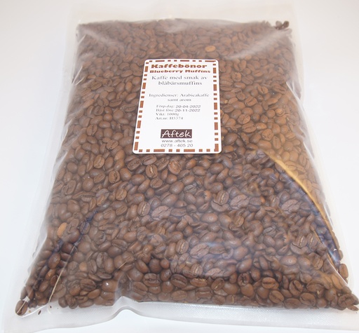 [H5374] Blueberry muffins coffee whole beans 1kg