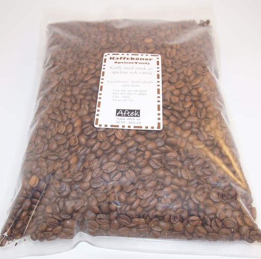 [H5381] Orange/vanilla coffee whole beans 1kg
