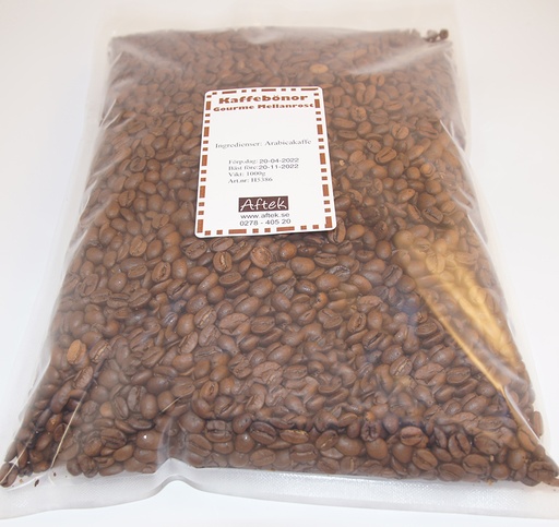 [H5386] Gourme mellanrost kaffe hela bönor 1kg