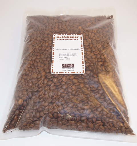 [H5391] Espresso coffee DELORO whole beans 1kg