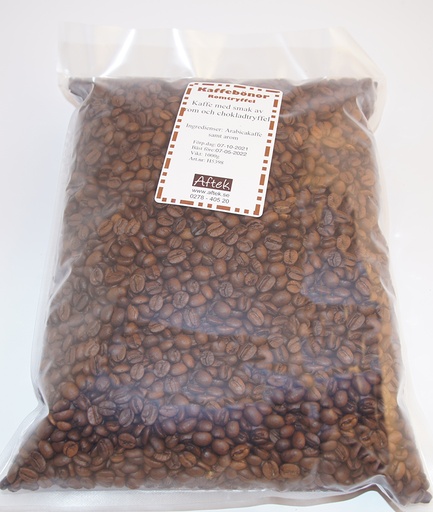 [H5398] Rum truffle coffee whole beans 1kg