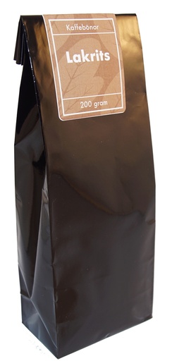 [H6370] Lakrits kaffe hela bönor fp 200g