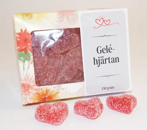 [J9075C] Gelehjärtan150g  i ask B