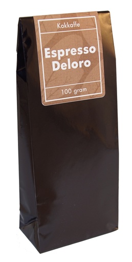 [K391] Espresso coffee DELORO boiled pack 100g