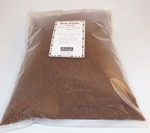[K5370] Liquorice coffee boiled 1kg