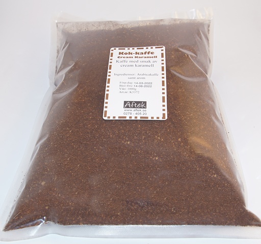 [K5372] Cream Karamell kaffe kok 1kg