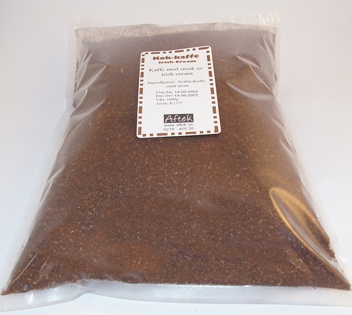 [K5375] Irish Cream kaffe kok 1kg