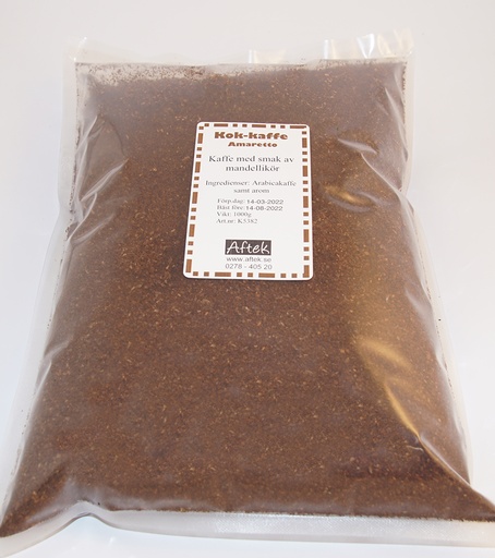 [K5382] Amaretto kaffe kok 1kg