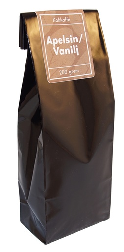 [K6381] Apelsin/vanilj kaffe kok fp 200g