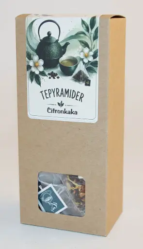 [KT524] Pyramid tea Lemon cake black in box