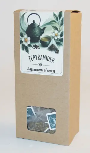 [KT542] Pyramidte Japanese cherry grönt i kartong