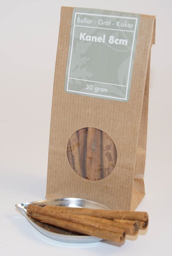 [L100] Cinnamon Ceylon whole 8cm brown bag with window 30g