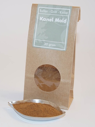 [L101] Kanel Ceylon mald brun påse med fönster 30g