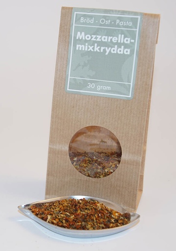 [L141] Mozzarella mix spice brown bag with window 30g