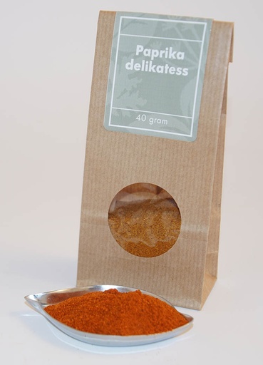 [L170] Paprika delicatesse brown bag with window 40g