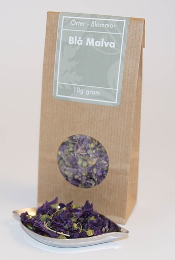 [L18] Blue mallow brown bag with window 10g