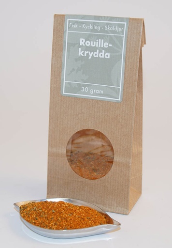 [L193] Rouille-krydda brun med fönster 30g