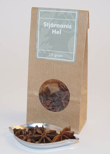 [L208] Star anise whole brown bag with window 15g