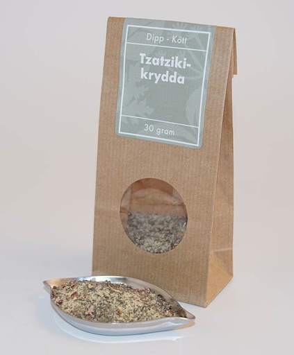 [L231] Tzatziki seasoning brown bag with window 30g