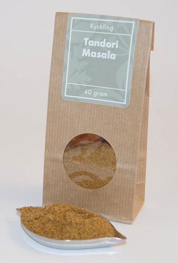 [L235] Tandoori masala spice brown bag with window 40g