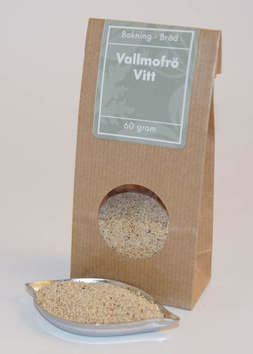 [L249] Poppy seeds white brown bag with window 60g