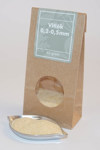 [L266] Garlic 0.2-0.5 mm brown bag window 40g