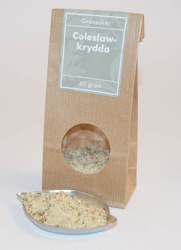 [L279] Coleslaw seasoning brown bag with window 40g