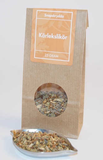 [L383] Kärlekslikör brun påse med fönster