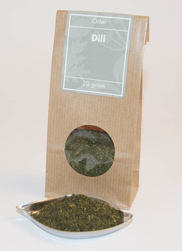 [L40] Dill brun påse med fönster 20g