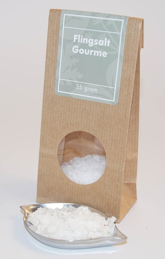 [L51] Flingsalt Gourme neutral brun påse med fönster 35g