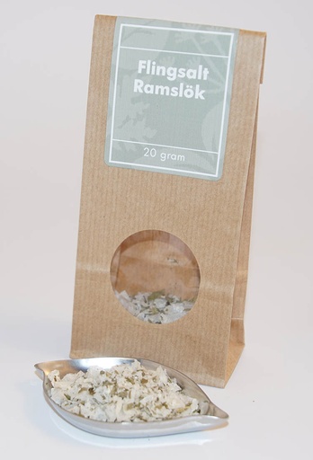 [L57] Flingsalt Ramslök brun påse med fönster 20g