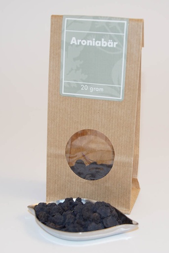 [L6] Aronia berries brown bag with window 20g
