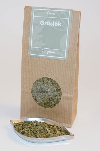 [L73] Gräslök brun påse med fönster 25g