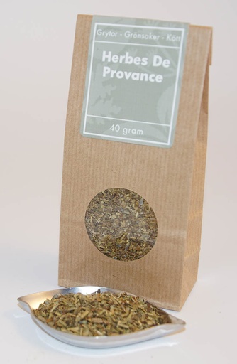 [L80] Herbes de Provance brun påse med fönster 40g