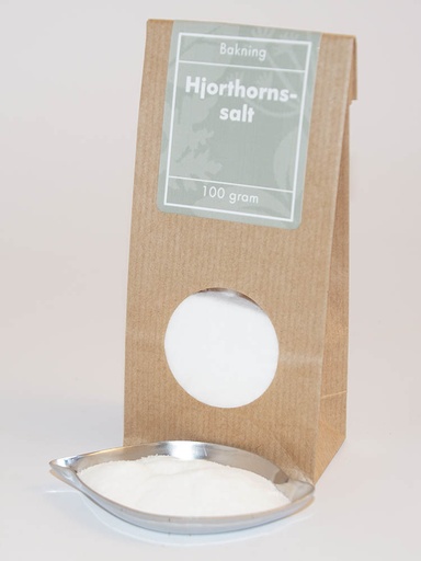[L81] Hartshorn salt brown bag with window 100g