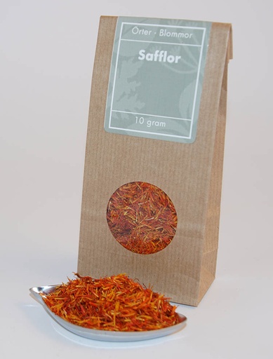 [L847] Safflor brun med fönster 10g