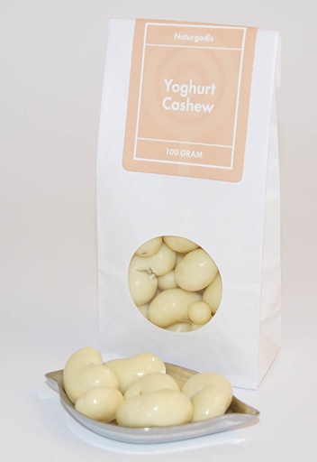 [L9058] Yoghurt Cashew vit påse med fönster 100g