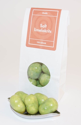 [L9503] Salt lime liquorice NARR white bag with window 100g