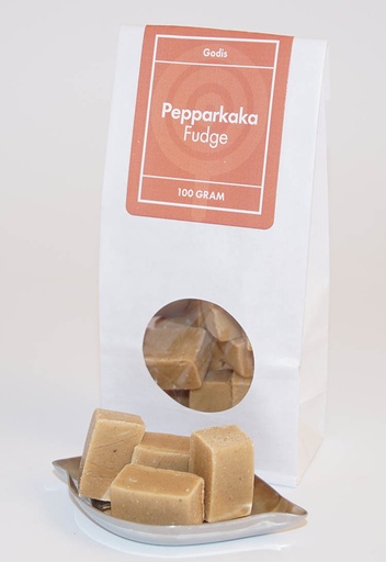 [L9912] Gingerbread fudge Kolafabriken white bag with window 100g